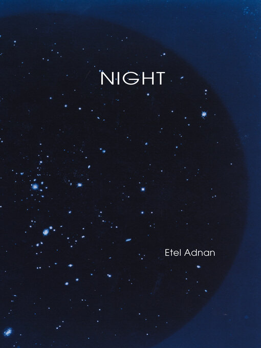 Title details for Night by Etel Adnan - Available